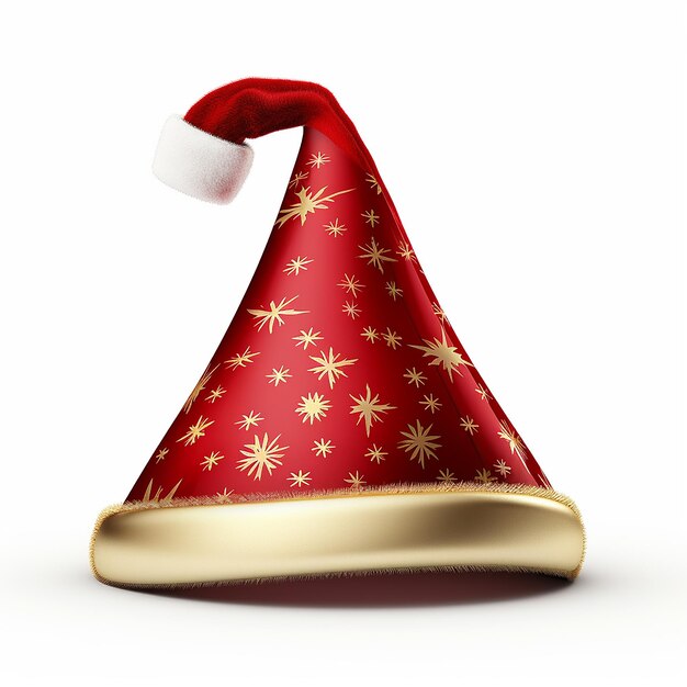 Photo christmas hat isolated on clear background