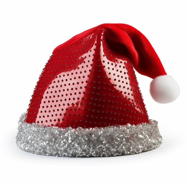 Фото Рождественская шляпа на ясном фоне