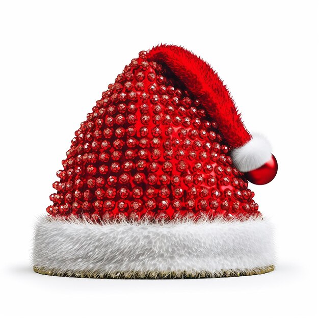 Christmas Hat Isolation on White