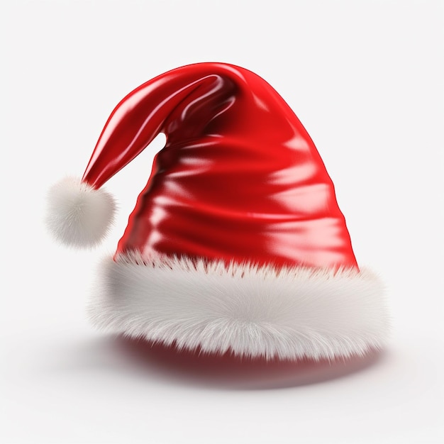 christmas hat on white background