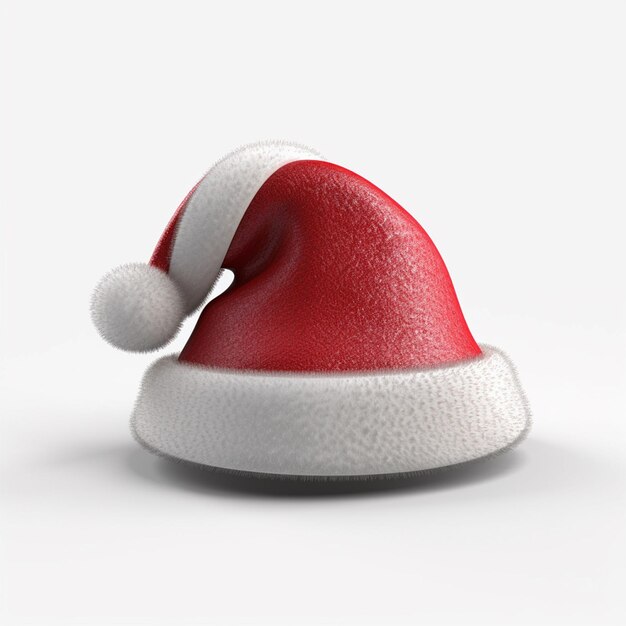 christmas hat on white background