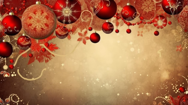 Christmas holiday background Illustration AI GenerativexA