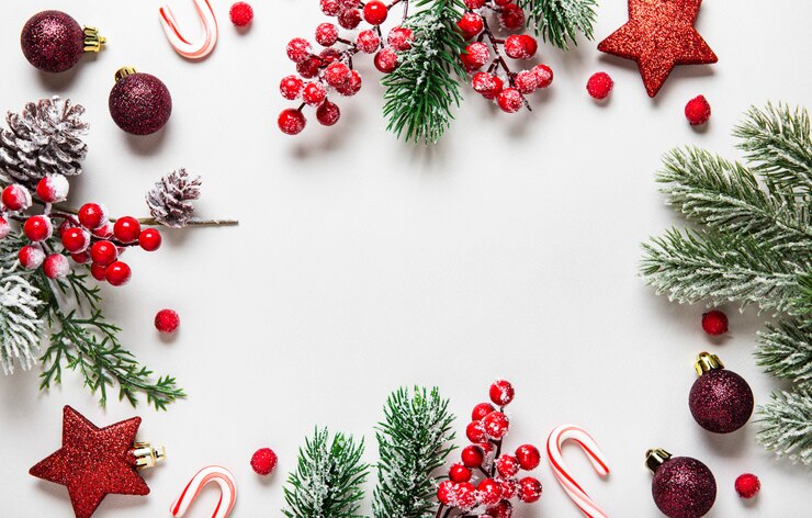 Photo christmas holiday background
