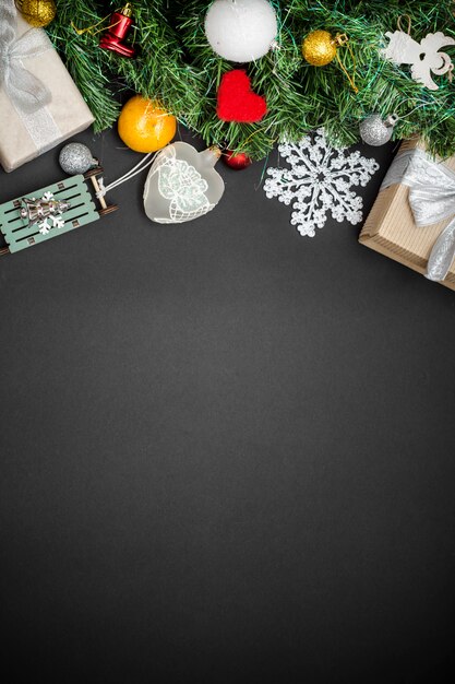 Christmas holidays background with copy space for your text 