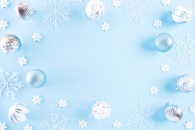 Christmas holidays decoration background with copy space for text.