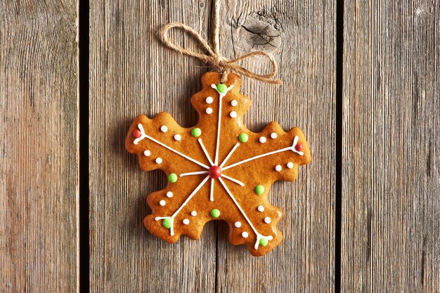 Christmas homemade gingerbread cookie