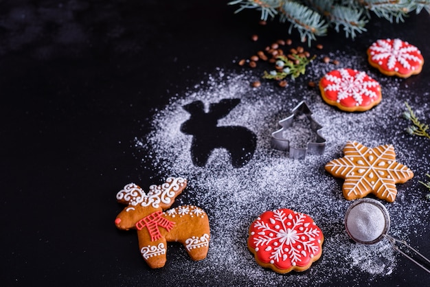 Foto biscotti di panpepato fatti in casa di natale