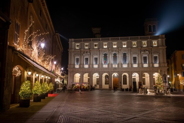 Christmas illuminations in Bergamo