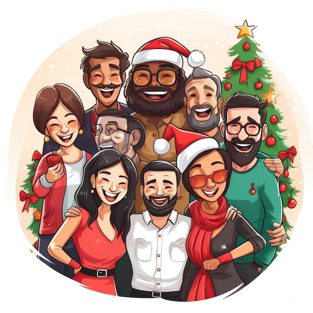 Photo christmas illustration