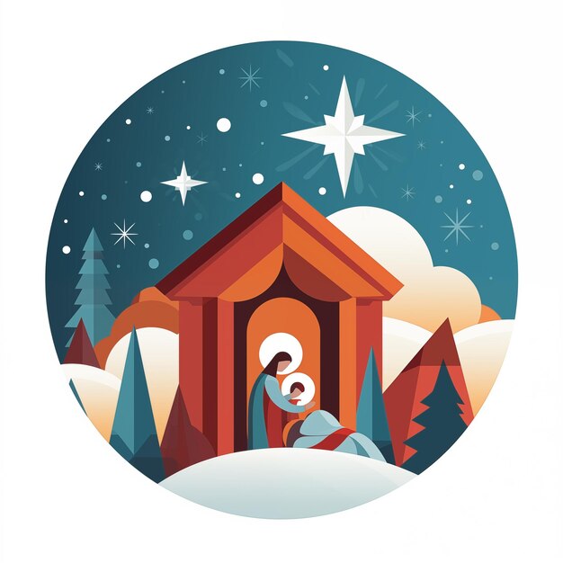 Photo christmas illustration