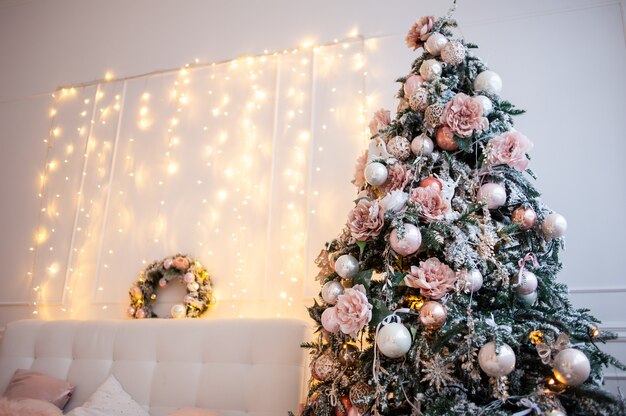 Christmas interior background