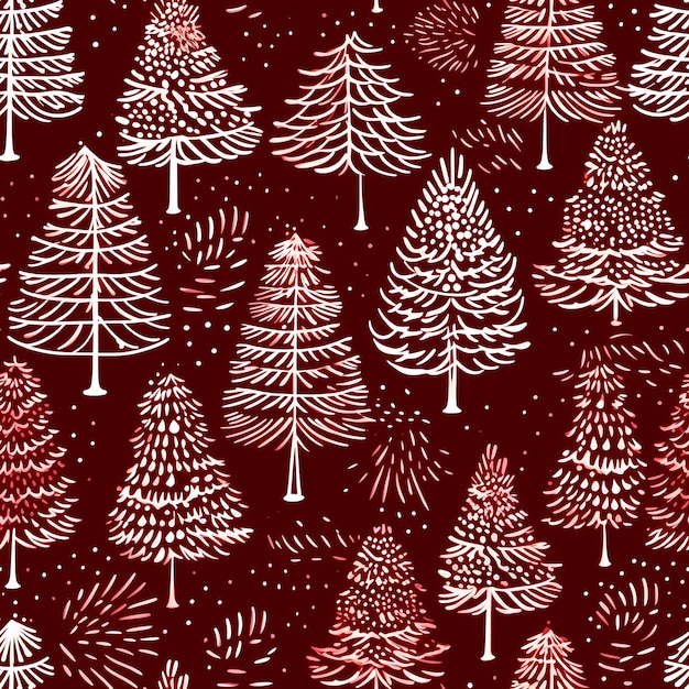 Christmas is here Varied Pattern of Tree