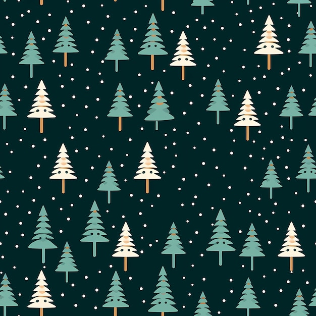 christmas is here varied pattern of tree