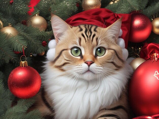 christmas kat background