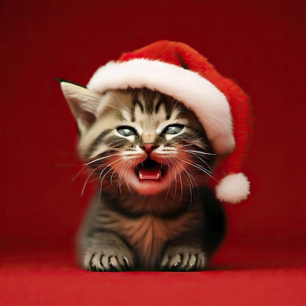 Christmas KittyGenerative AI