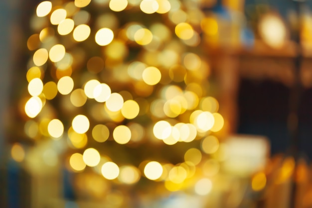 Christmas Lights Bokeh background