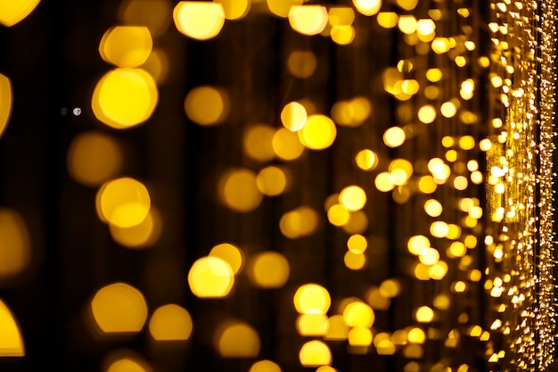 Christmas lights bokeh background 