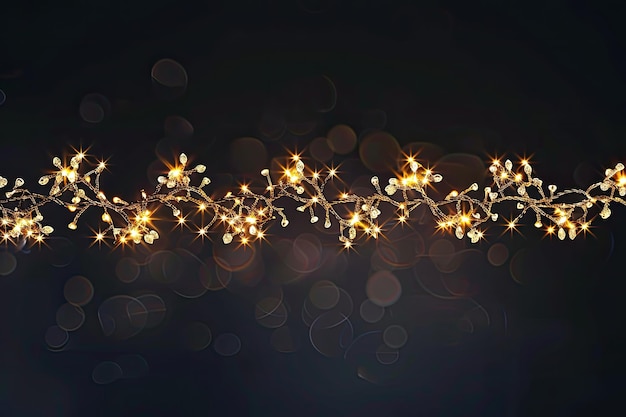 Photo christmas lights border