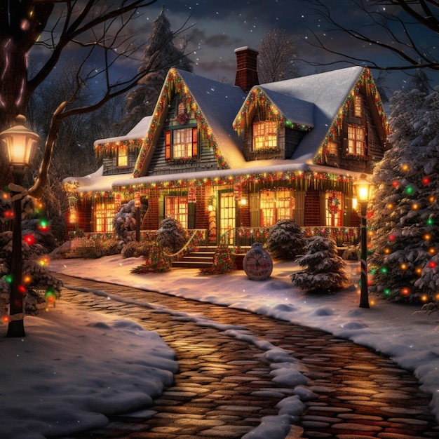 Christmas lights high quality 4k ultra hd hdr