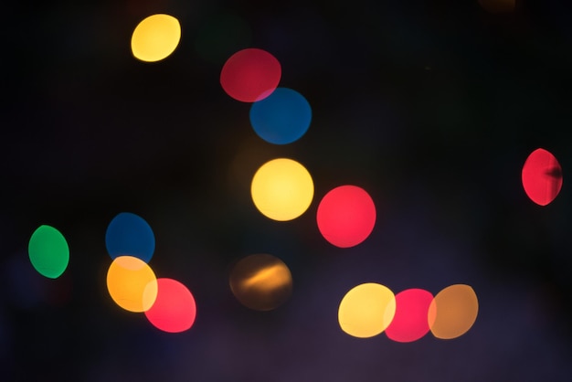 Christmas lights soft background texture