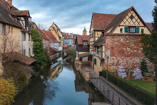 Natale piccola venezia a colmar alsazia francia