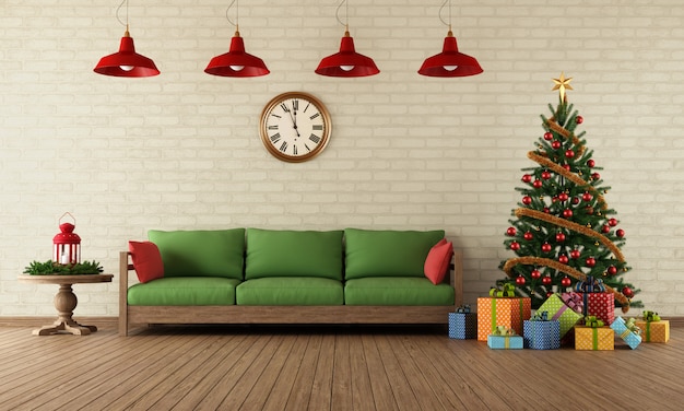 Christmas living room