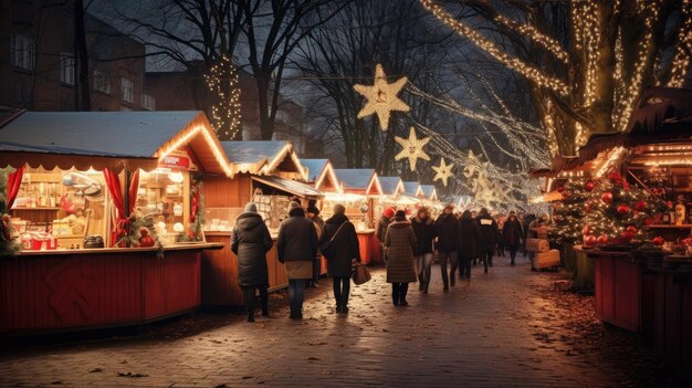 Photo christmas market