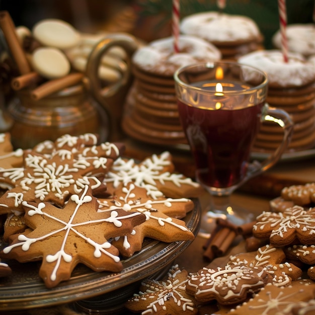 Christmas Markets in Austria Gingerbread Cookies on a Table