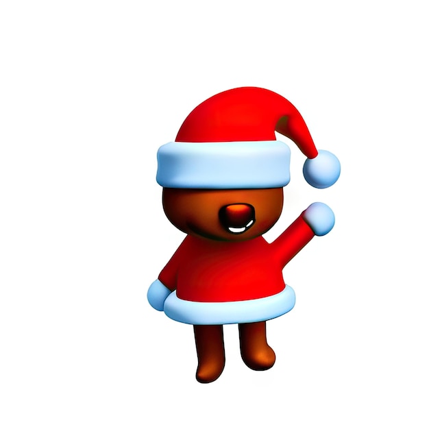 Christmas minimalist icon figure