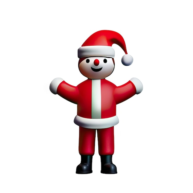 Christmas minimalist icon figure