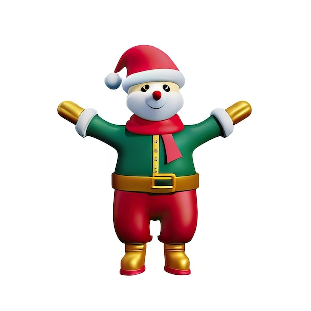 Christmas minimalist icon figure