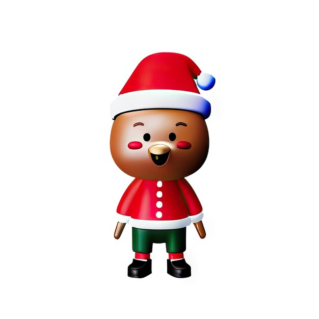 Photo christmas minimalist icon figure