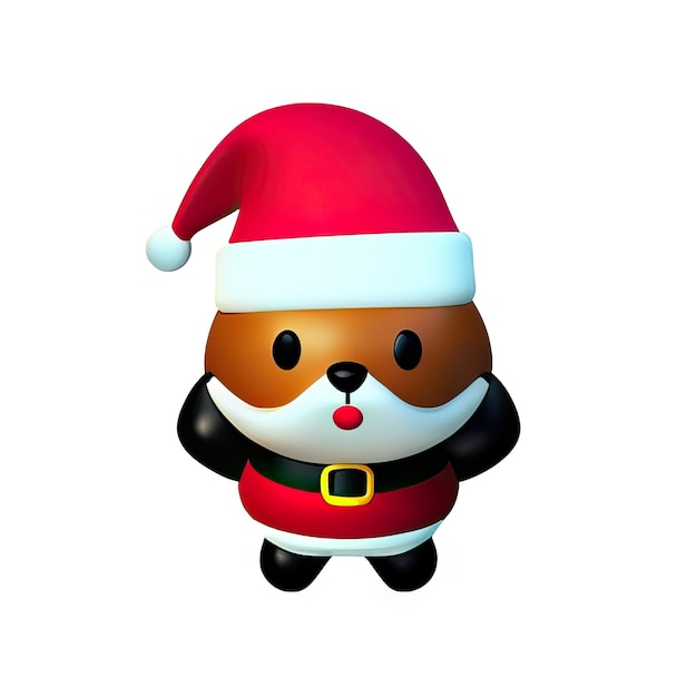 Christmas minimalist icon figure