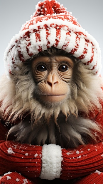 Christmas monkey