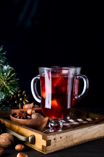 Photo christmas mulled wine