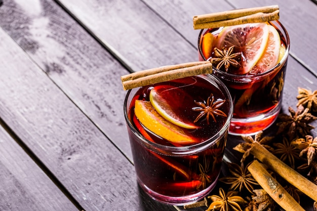 Photo christmas mulled wine