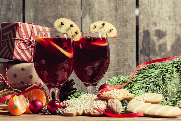 크리스마스 mulled 와인