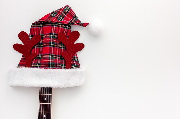 Christmas music composition with guitar