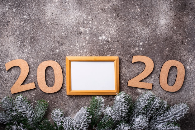 Photo christmas new year 2020 background