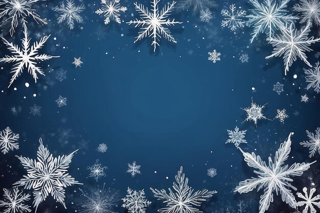 Christmas and New Year abstract winter holidays background concept