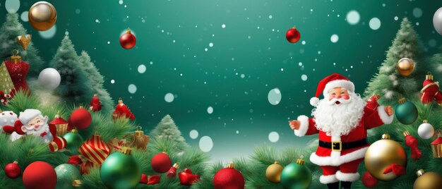 Christmas or New Year background Christmas and new year holidays concept Generative AI