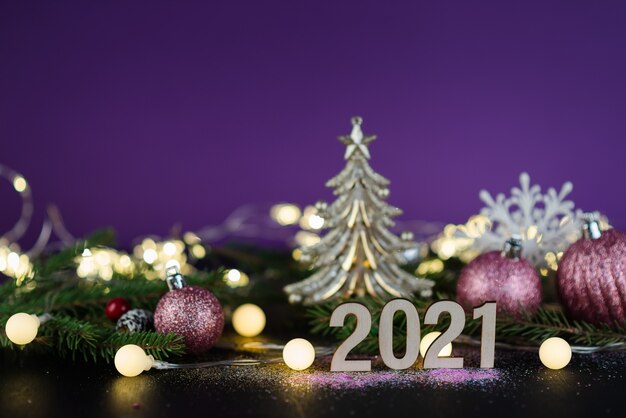 Christmas or new year background