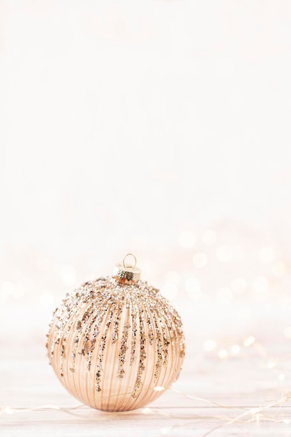 Christmas and newyear cozy decoration, bokeh background.