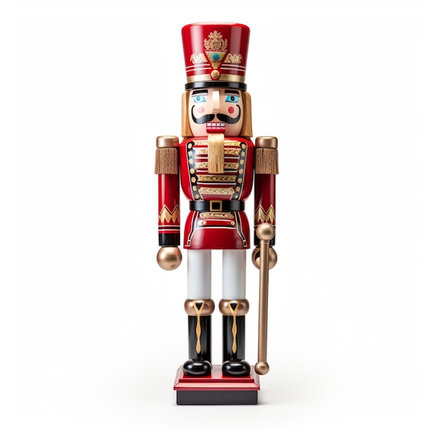 Photo christmas nutcracker toy soldier guard