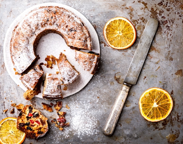 Christmas Orange Fruit Cake