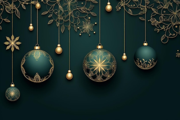 christmas ornament on dark background