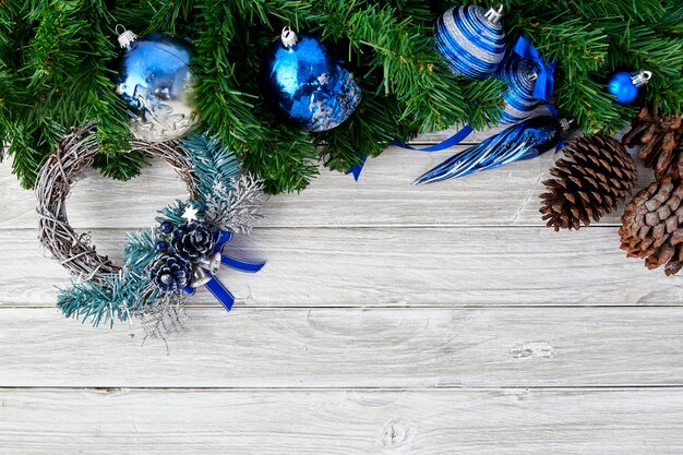 Christmas ornaments on the Christmas tree