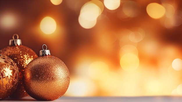 Christmas ornaments on defocused lights decorations bok