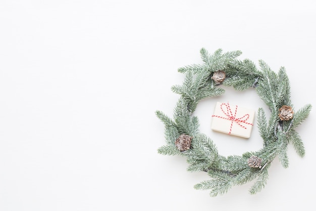 Christmas ornaments on the table