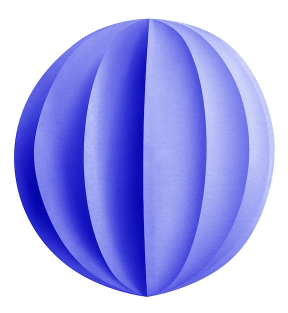 Christmas paper ball Blue